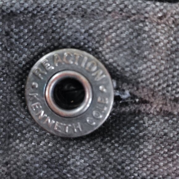 Kenneth Cole flat front business / casual dress pant dark grey men's size 36X30 - Picture 9 of 14